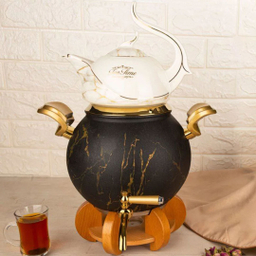 ست کتری و قوری کروپ ست مدل کیانا ماربل کد 701M