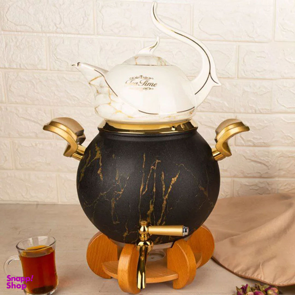 ست کتری و قوری کروپ ست مدل کیانا ماربل کد 701M