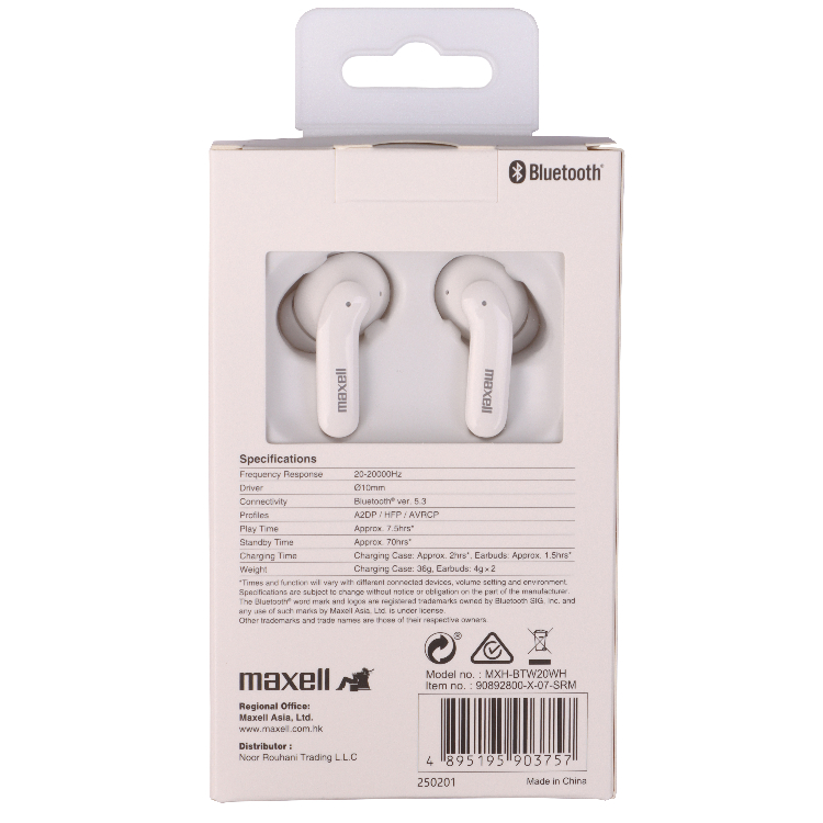 هندزفری بلوتوثی مکسل مدل True Wireless