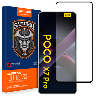 محافظ صفحه نمایش سامورایی مدل ovglass مناسب گوشی موبایل شیائومی Poco X7 Pro