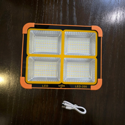 پروژکتور شارژی 200 وات سورن مدل Solar LED Light کد 9088