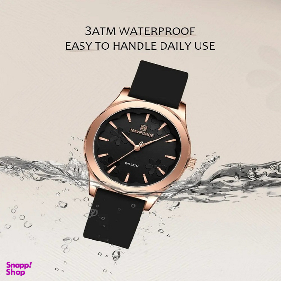 ساعت مچی عقربه ای زنانه نیوی فورس مدل NF5051RGBB