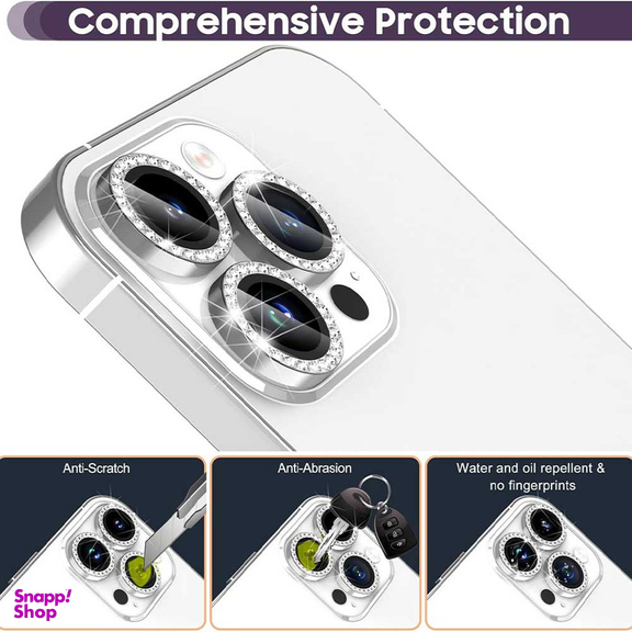 محافظ لنز دوربین بوف مدل Diamond-Luxury-G مناسب برای گوشی موبایل اپل iphone 14 Pro Max / 14 Pro