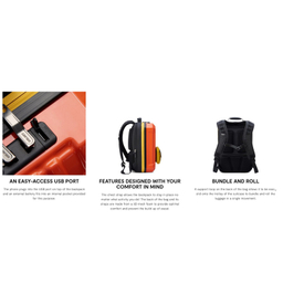 کوله پشتی سفری دلسی مدل REMPART کد 2181600