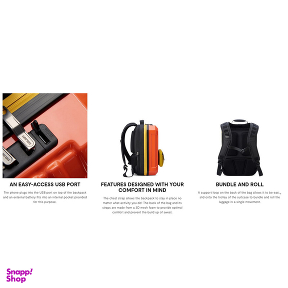 کوله پشتی سفری دلسی مدل REMPART کد 2181600