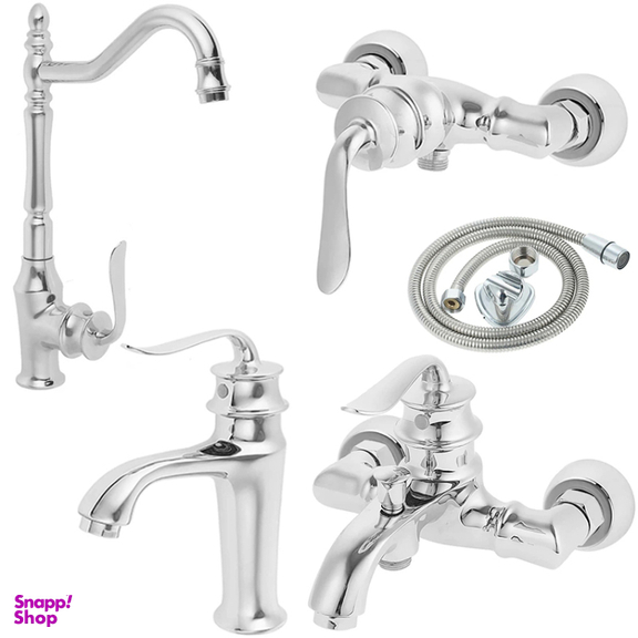 ست شیرآلات اهرمی اروین مدل هلن مجموعه 5 عددی