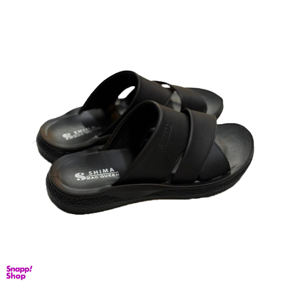 صندل مردانه شیما مدل دوبنده Mac Queen رنگ مشکی