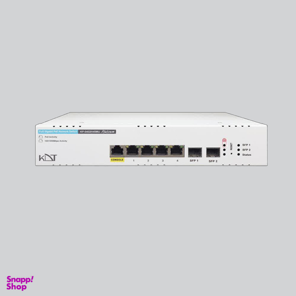 سوییچ 6 پورت کی دی تی مدل KDT KP-0402H4SMU