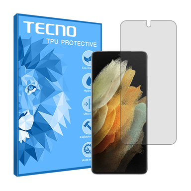 محافظ صفحه نمایش شفاف تکنو مدل HyGEL مناسب گوشی موبایل سامسونگ Galaxy S21 Ultra