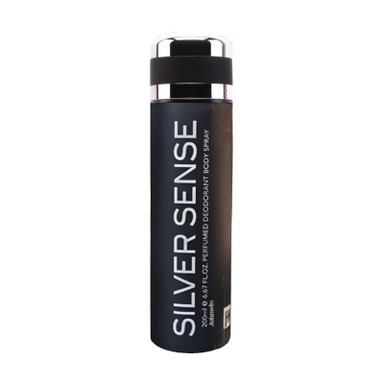 اسپری بدن مردانه جانوین مدل Silver Sense حجم 200 میلی لیتر