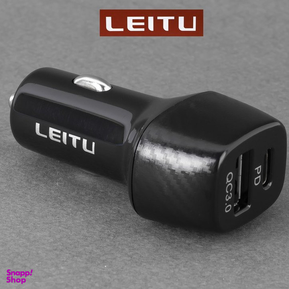 شارژر فندکی لیتو Leitu مدل 20 وات LC-C22 به همراه کابل USB-C