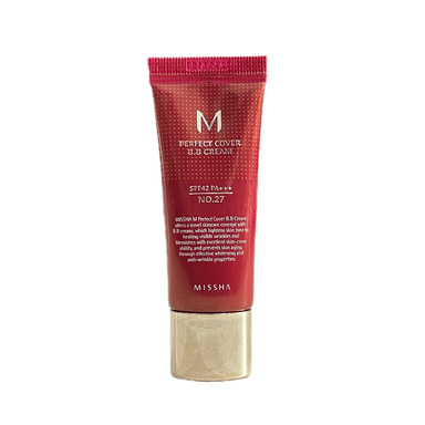 کرم پودر میشا مدل spf42 شماره 27 رنگ بژ عسلی حجم 50 میلی لیتر