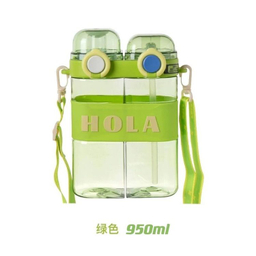 قمقمه دو مخزن بند دار مدل هولا کد 118 ظرفیت 500 میلی‌ لیتر