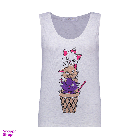 ست تاپ و شورتک زنانه لوینت مدل Aristo cat کد 6221 رنگ بنفش
