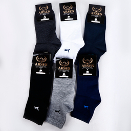 جوراب مردانه آرسس مدل نیم ساق کد 512 بسته 6 عددی