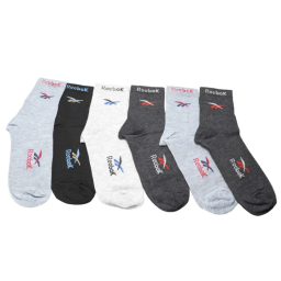 جوراب مردانه آکام مدل Reebok مجموعه 6 عددی