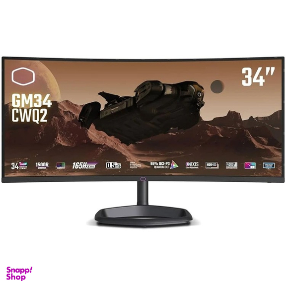 مانیتور 34 اینچ مخصوص بازی خمیده کولر مستر مدل GM34-CW