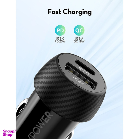 شارژر فندکی 20 وات راوپاور مدل RP-VC1016