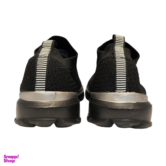 کفش پیاده روی طرح اسکیچرز جورابی کد B144 رنگ مشکی