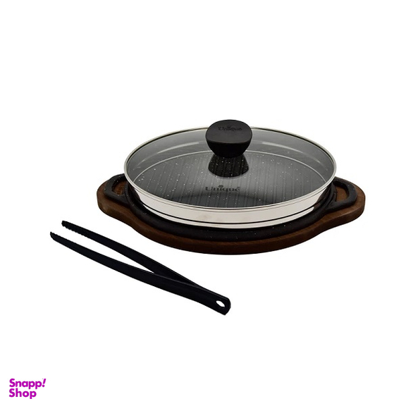 تابه گریل یونیک مدل UN-6005 به همراه استند چوبی و انبر