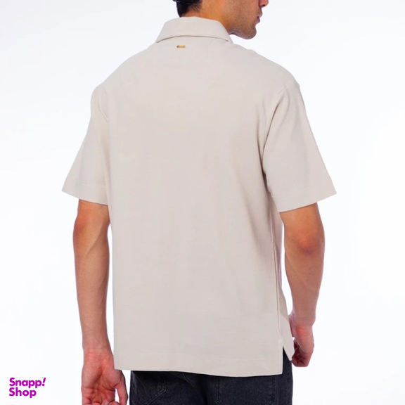 پولوشرت آستین کوتاه مردانه مدل GD-s-16094501 رنگ کرم