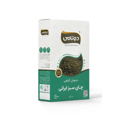 دمنوش گیاهی چای سبز ایرانی دونامی وزن ۸۰ گرم