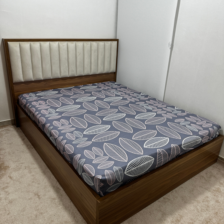 ملحفه 2 نفره ناتوسا مدل کشدار ماکائو سایز 180×200 سانتی متر
