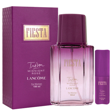 ادو پرفیوم زنانه فیستا مدل Lancome Tresor Midnight Rose حجم 100 میلی لیتر به همراه عطر جیبی زنانه فیستا حجم 15 میلی لیتر