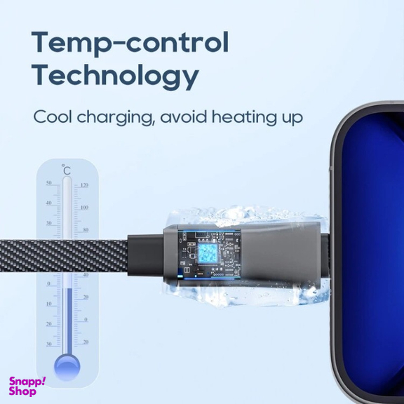 کابل تبدیل Type-C/USB به Type-C/Lightning کولا مدل KL-X73 طول 2 متر