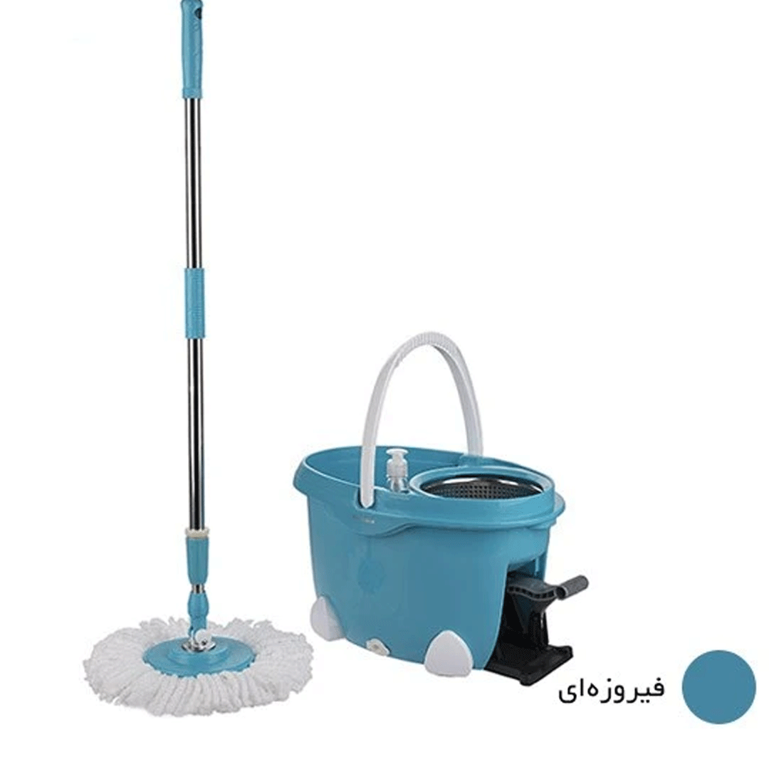 سطل و زمین شوی چرخشی همارا مدل پدال دار