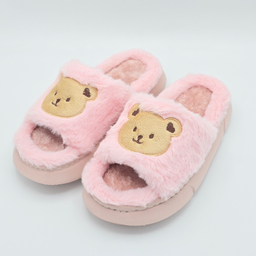 دمپایی حوله ای کد 7383 رنگ صورتی