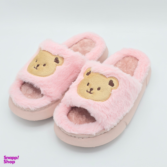 دمپایی حوله ای کد 7383 رنگ صورتی