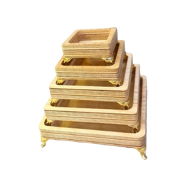 ست سرو 5 تکه مدل مربع پایه دار کد 116