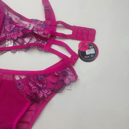 ست سوتین و شورت زنانه نوشه پوش کد 88932 رنگ بنفش