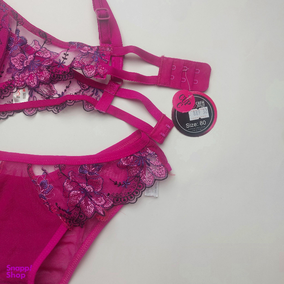 ست سوتین و شورت زنانه نوشه پوش کد 88932 رنگ بنفش