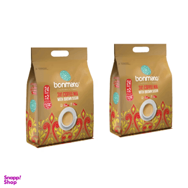کافی میکس 1×3 بدون شکر بن مانو بسته 2 عددی