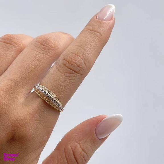 انگشتر طلا 18 عیار زنانه اپال گلد مدل پانیذ sh0303