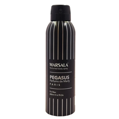 اسپری بدن مردانه مارسالا مدل پگاسوس حجم 200 میلی لیتر