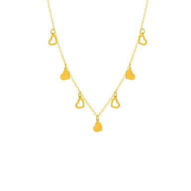 گردنبند طلا 18 عیار زنانه اقلیمه کد GT1362