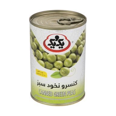 کنسرو نخود سبز یک و یک وزن 420 گرم