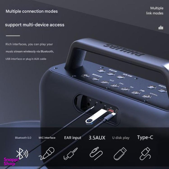 اسپیکر بلوتوثی فیلیپس مدل SD228 به همراه 2 عدد میکروفون