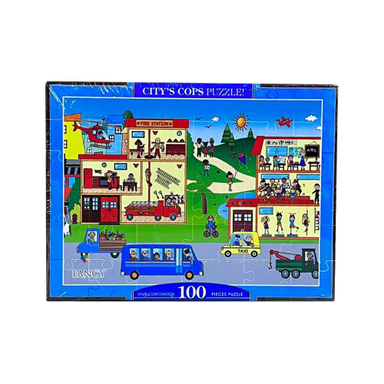 پازل 100 قطعه فنسی طرح شهر آتشنشان ها