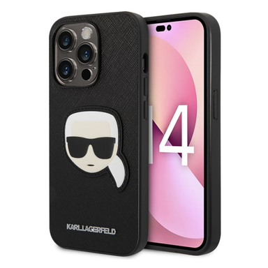 قاب موبایل چرمی سی جی مدل Karl Lagerfeld Leather کد 183543 مناسب iPhone 14 Pro