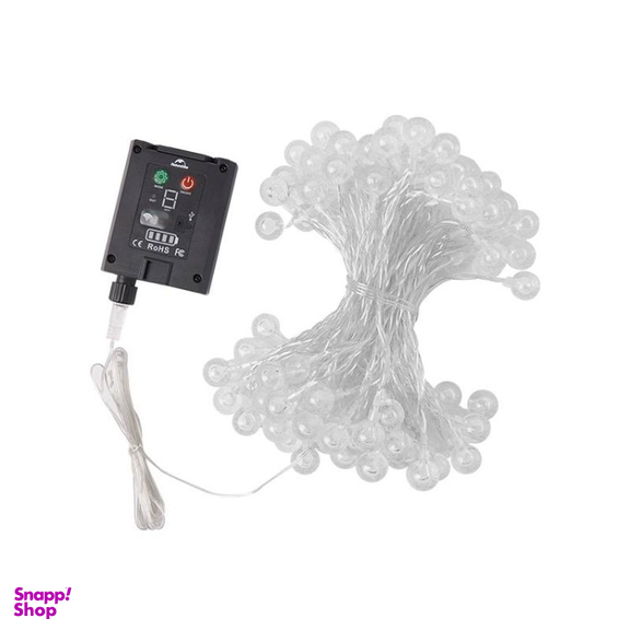 ريسه روشنايی سولار شارژی نیچرهایک مدل Solar String Lights کد DQ027 طول 20 متر 100 لامپ