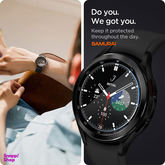 محافظ صفحه نمایش سامورایی مدل HAKU مناسب برای ساعت هوشمند سامسونگ Galaxy Watch 4 46mm