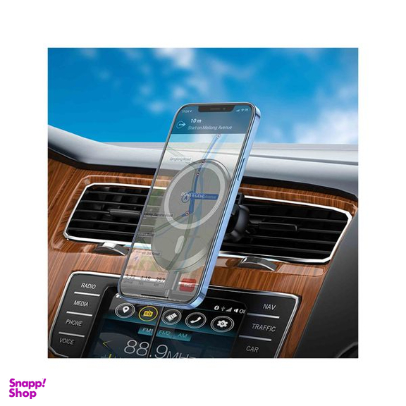 پایه نگهدارنده گوشی موبایل بروفون مدل BH201 WIRELESS 15W