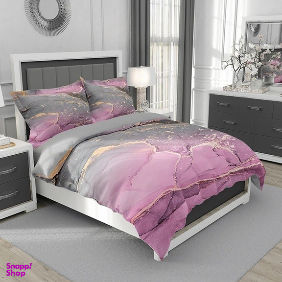 سرویس روتختی تک نفره ۵ تکه نوپه هوم طرح ماربل کد T4855