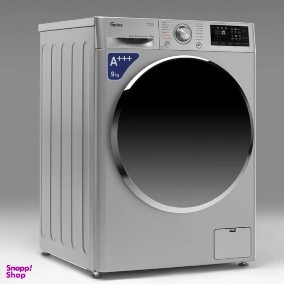 ماشین لباسشویی جی پلاس مدل GWM-R99S ظرفیت 9 کیلوگرم