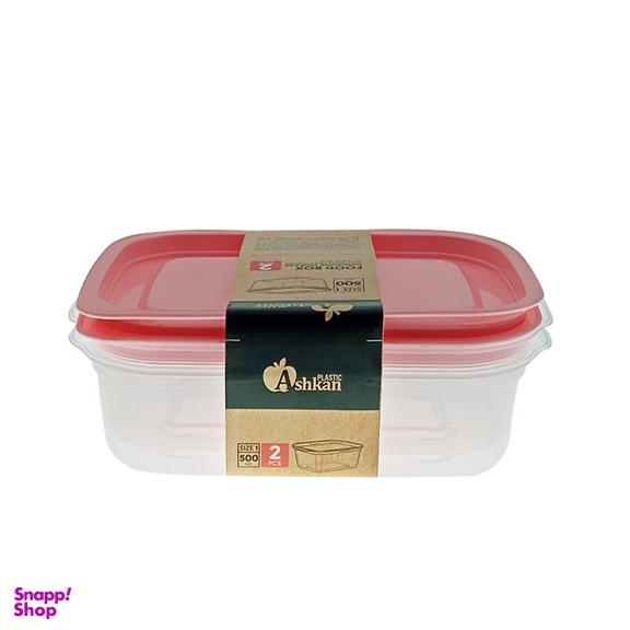 ظرف نگهدارنده اشکان مدل ماهان کد f1 مجموعه 4 عددی