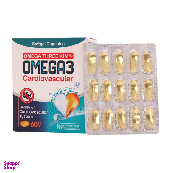 سافت ژل امگا 3 کیمیاگر توس بسته 60 عددی